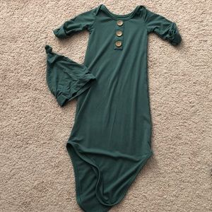 Green Newborn Onesie